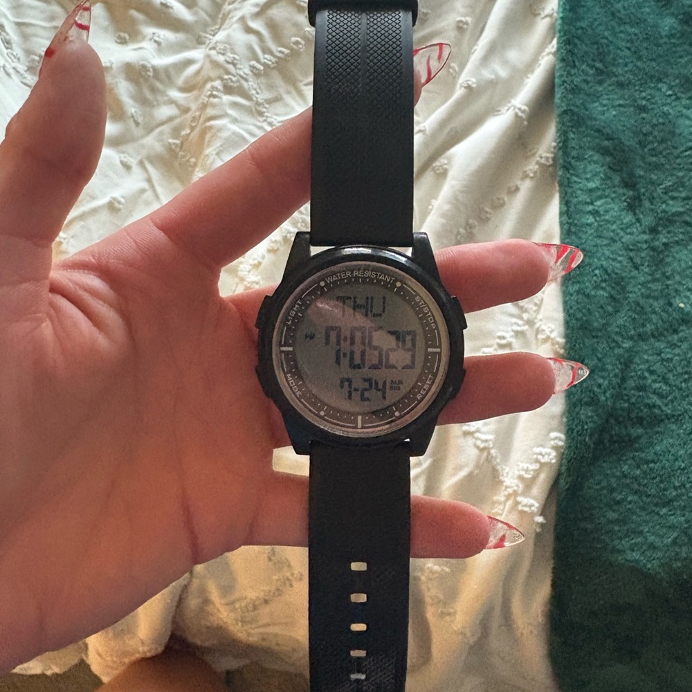 Digital Black Watch